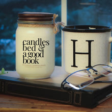 Load image into Gallery viewer, Candles bed & a good book