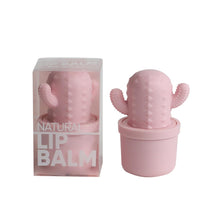 Load image into Gallery viewer, Cactus Shaped Lip Balm By Rebels Refinery - SCENTED: BIRTHDAY CAKE
