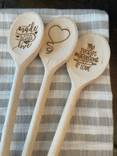 Load image into Gallery viewer, MIX, BAKE, EAT - Small Wooden Spoon
