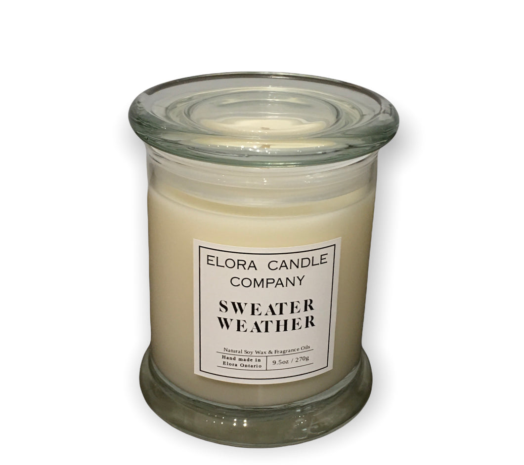 “Sweater weather” candle