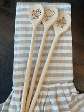 Load image into Gallery viewer, Made with Love - Small Wooden Spoon
