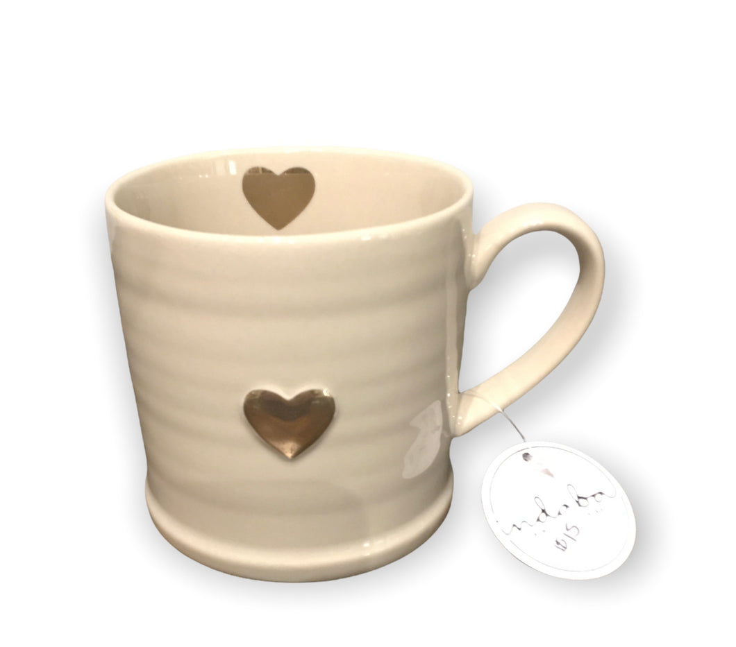 Sweetheart mug gold heart