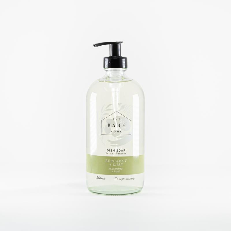 THE BARE HOME - BERGAMOT + LIME DISH SOAP 500ML