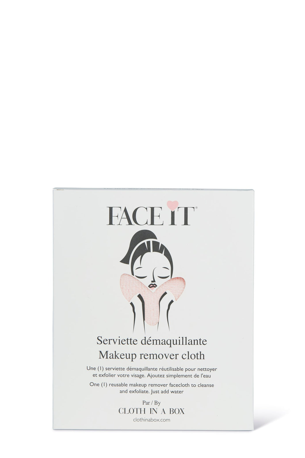 Face it pink makeup remover cloth