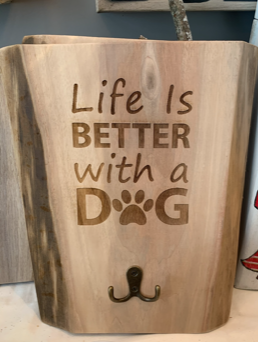 Life is Better with a Dog Leash Holder!!