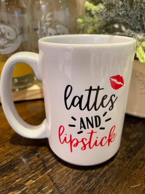 Lattes and Lipstick Mug