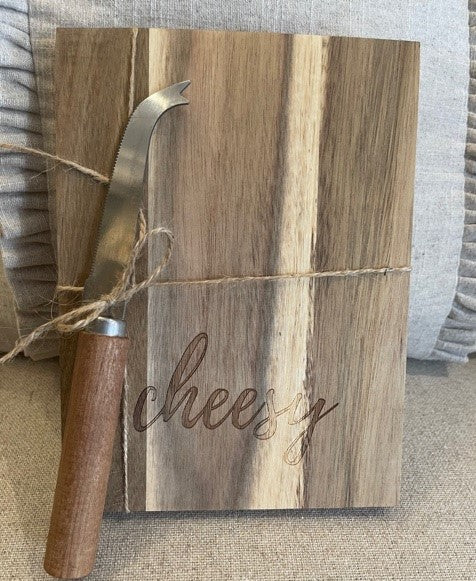 Cheese Board complete with cheese knife