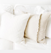 Load image into Gallery viewer, Soft Beige Ruffle Pillow

